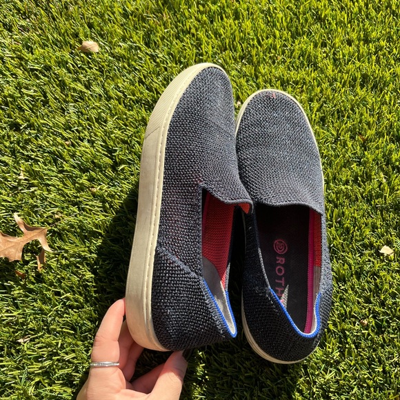 Rothys Metallic Lattice Sneaker - Picture 2 of 7